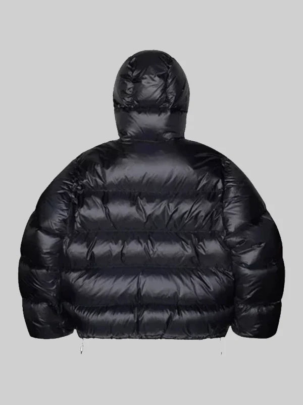 Stussy Black Puffer Jacket