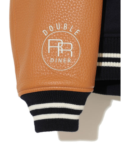 Wool nylon stadium jacket