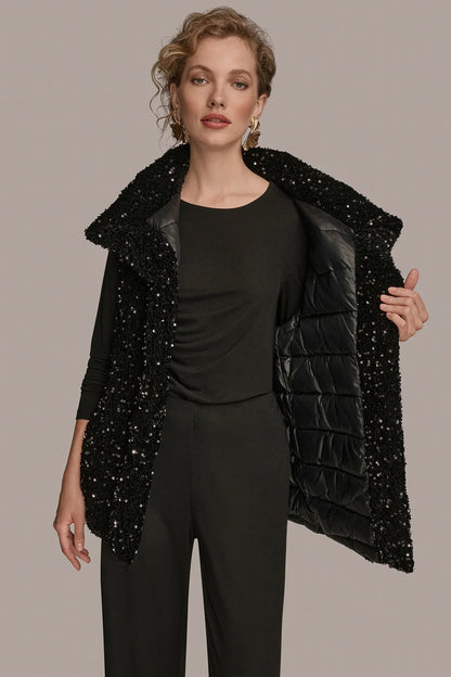 Women Sequin Vest