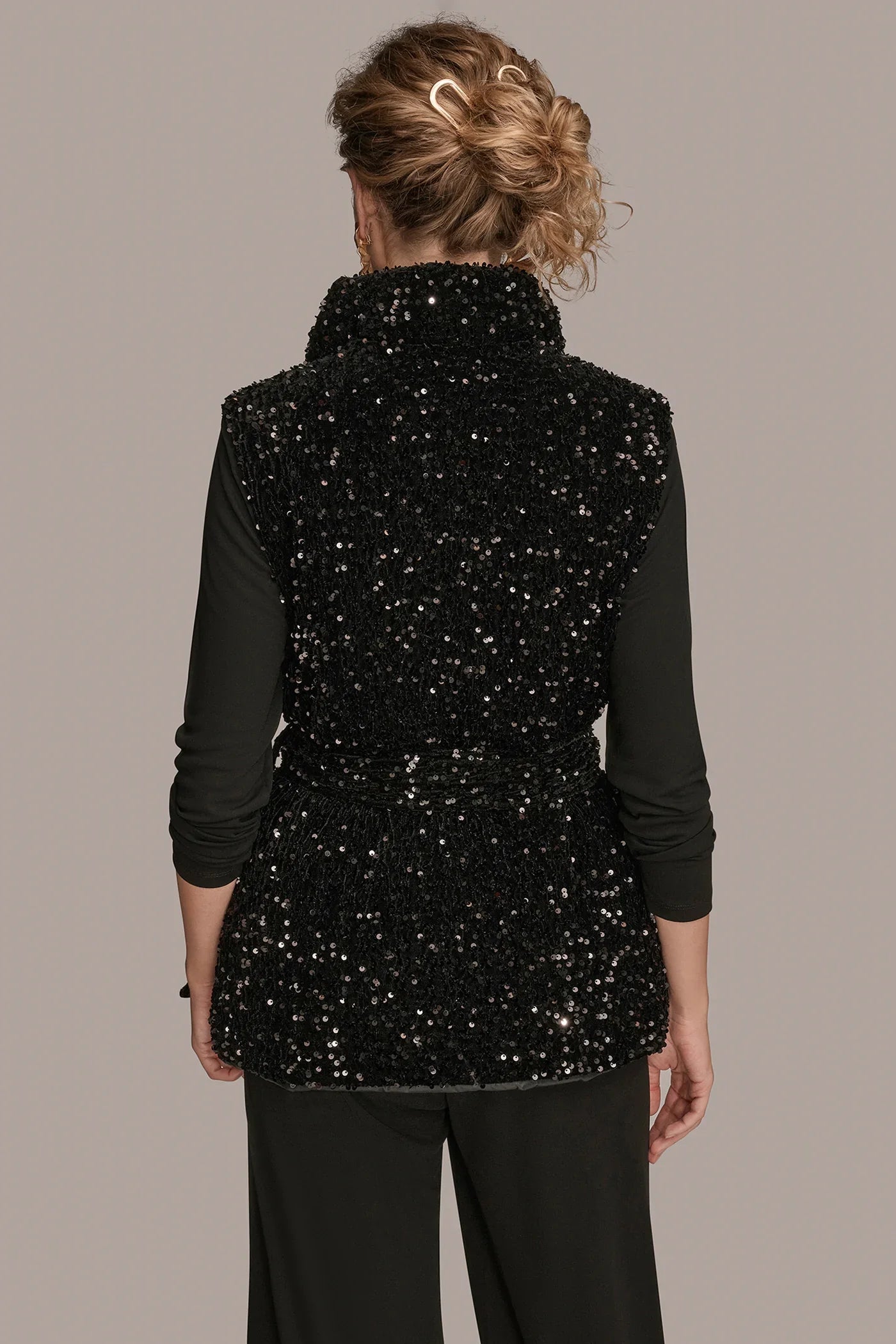 Women Sequin Vest