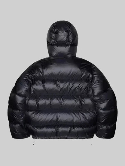 Stussy Black Puffer Jacket
