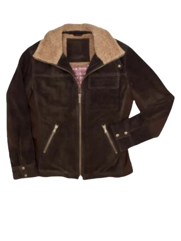 Ugg Belfast Suede Bomber Jacket