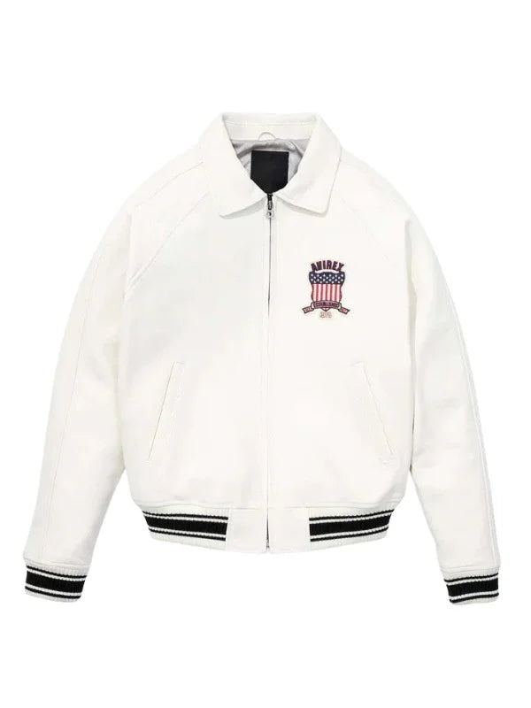 Iconic White Avirex Jacket