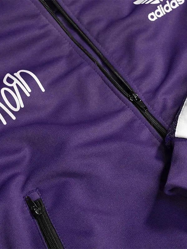 KoRn x Adidas Purple Sequin Track Jacket