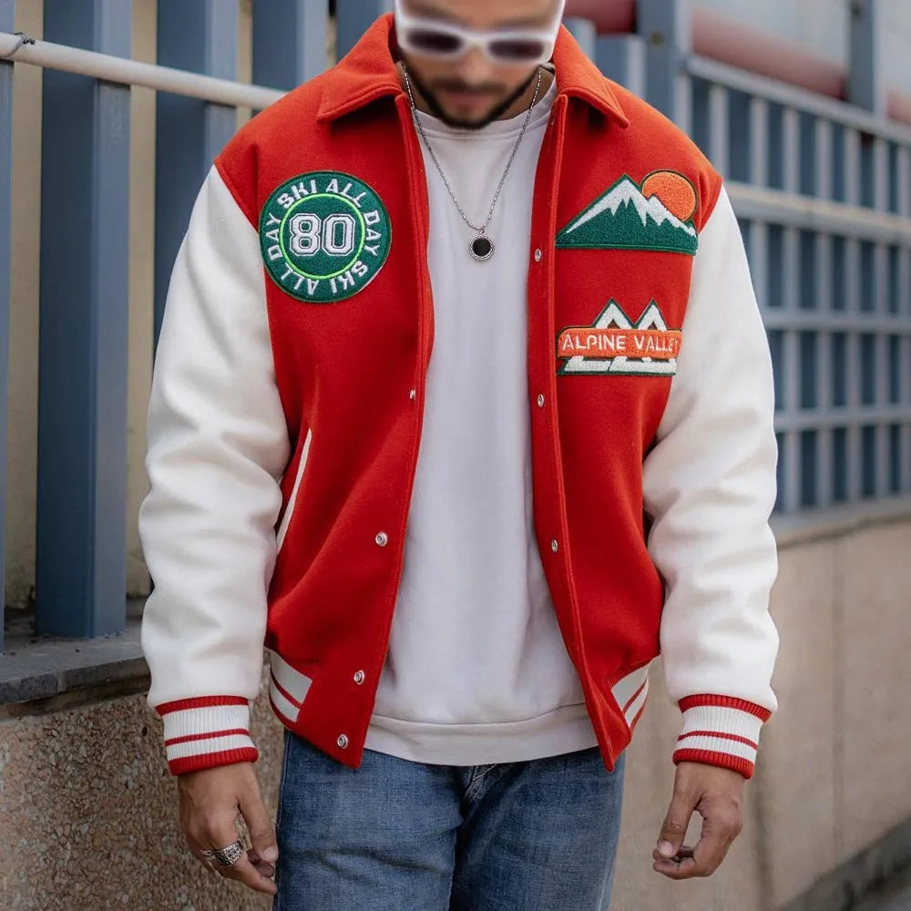 All Day Ski 80 Varsity Jacket