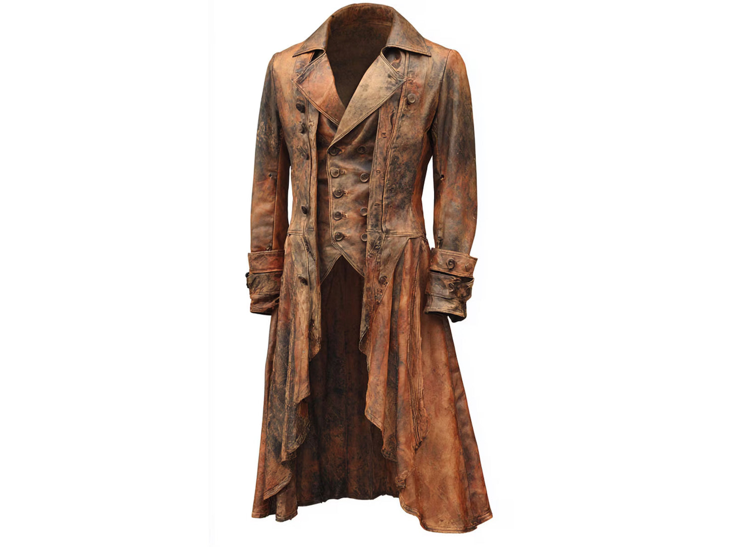 Gothic Pirate Trench Coat