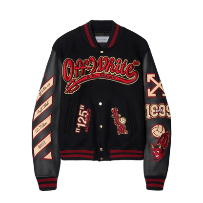 Ac Milan X Off-White Varsity Jacket