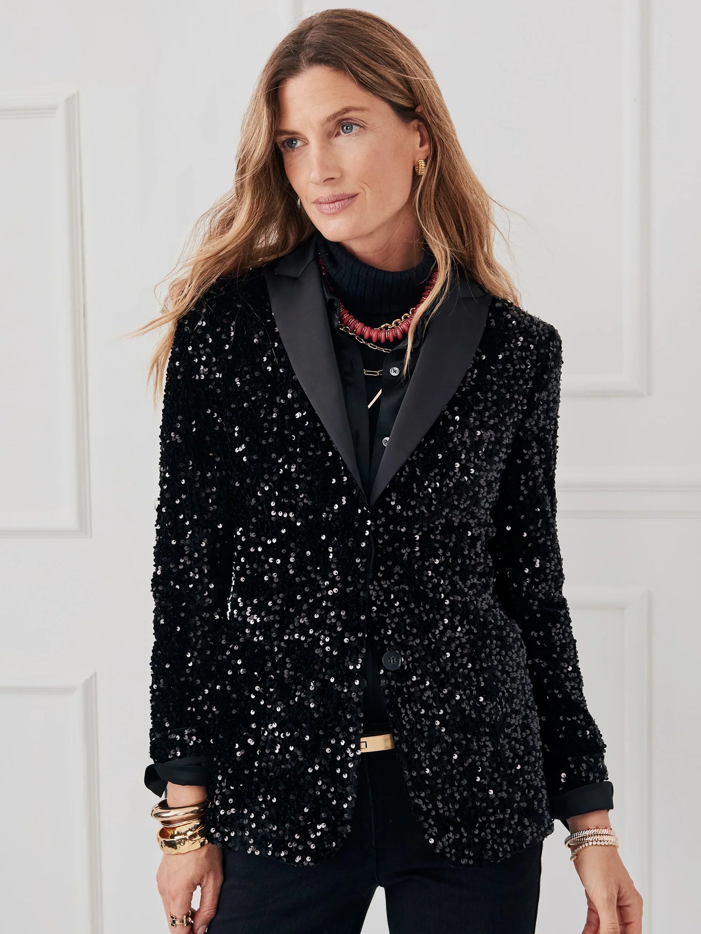Women Keith Sequin Blazer